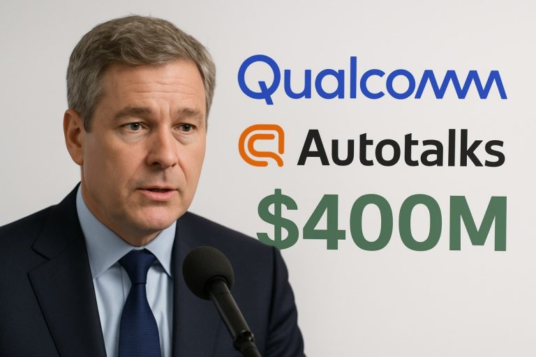Qualcomm Vuelve a Actuar: Adquisición Sorpresa de $400M de Autotalks Que Revolucionará la Seguridad Vehicular en 2025